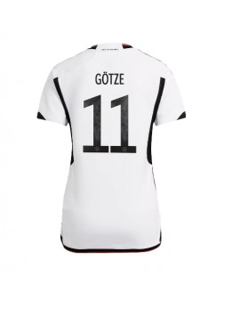 Deutschland Mario Gotze #11 Heimtrikot für Frauen WM 2022 Kurzarm